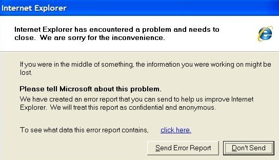 problems with internet explorer for mac